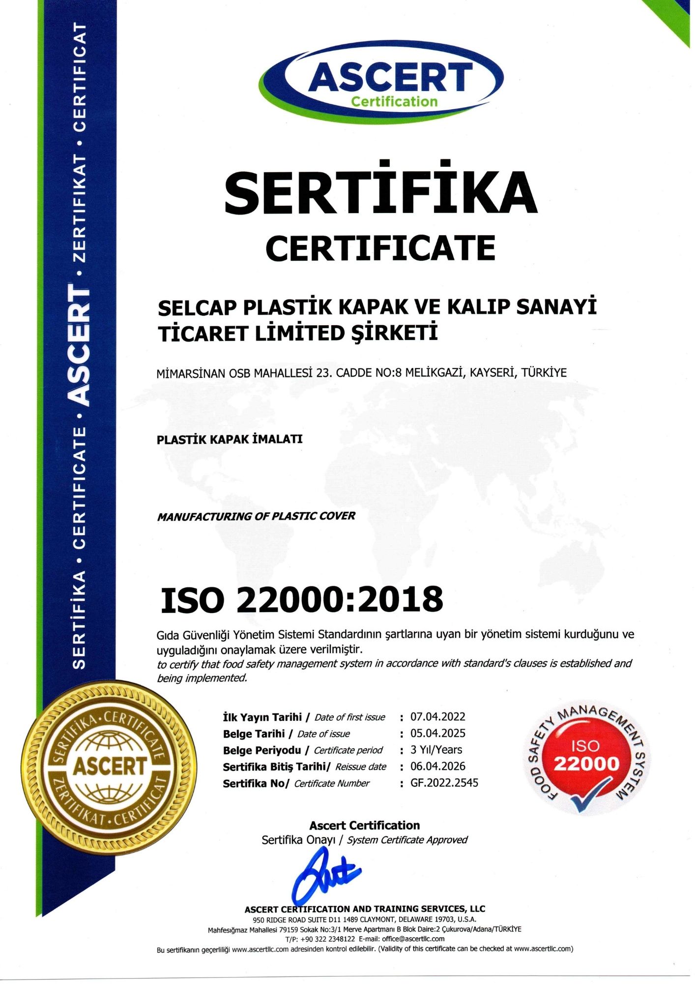 Certificate 4